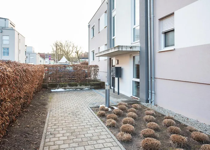 Premium Living - Terrasse & Fahrradweg アパート バイロイト